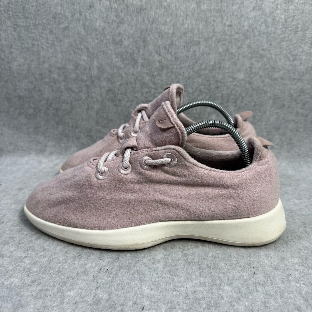 Allbirds Wool Runner Womens Shoes Size‎ 8 Pink White Low Top Casual Sneakers